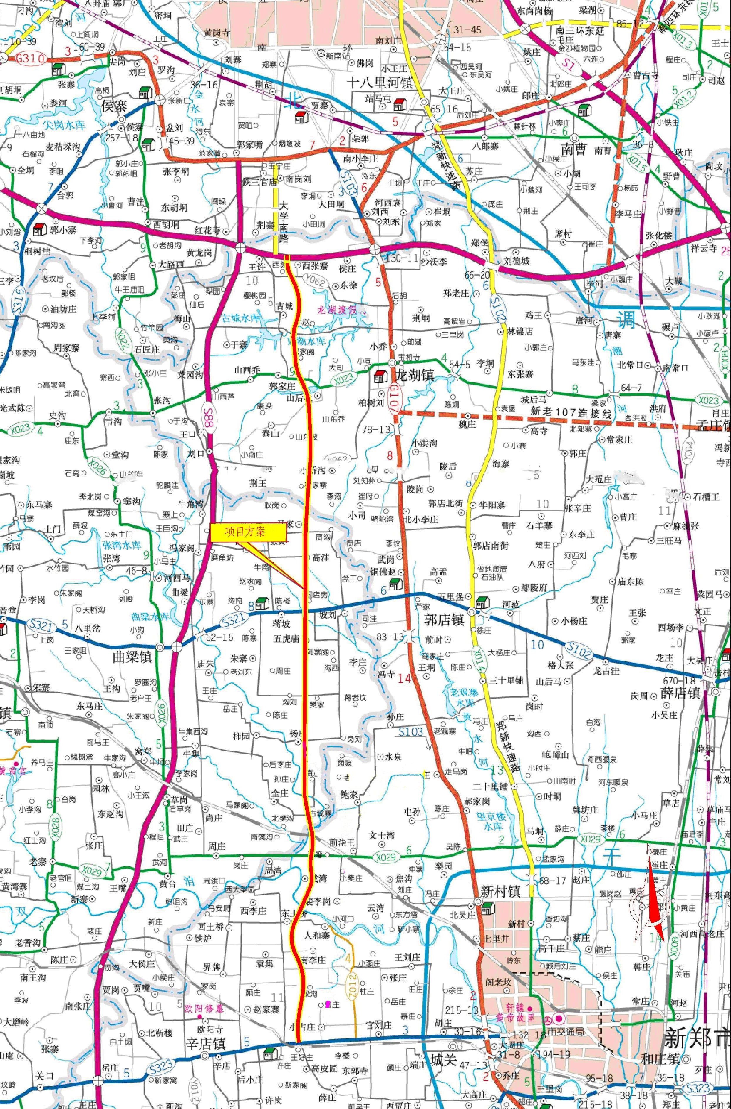 郑州市大学路南延（西南绕城高速至s323段）工程地质勘察