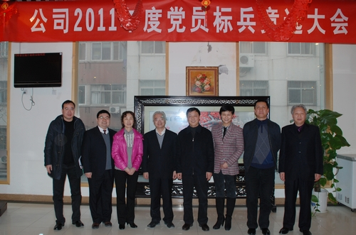 公司党委组织召开2011年度“党员标兵”竞选大会 公司党委组织召开2011年度“党员标兵”竞选大会