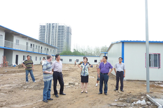 公司党委书记毛振杰、工会主席吉维萍赴白沙分院施工现场调研 公司党委书记毛振杰、工会主席吉维萍赴白沙分院施工现场调研