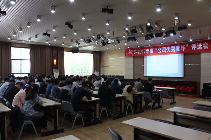 公司召开2016-2017年度“公司优秀青年”评选会