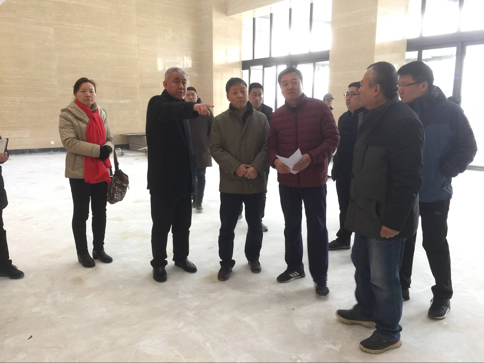常兴文董事长一行莅临公司研究中心项目检查指导工作