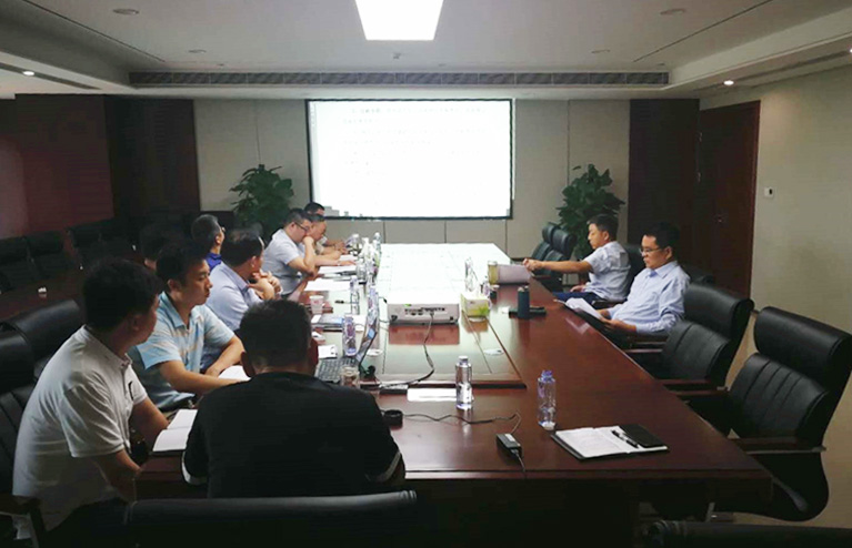 公司领导指导高建公司班子会议