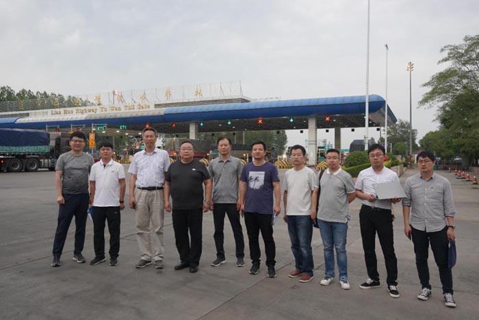 公司与河南交投服务区管理公司对拟取消的12座省界收费站开展联合考察